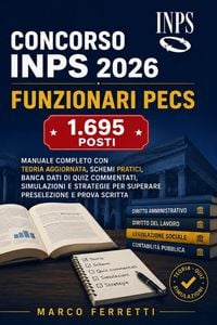 Produktbild: Concorso INPS 2026 - Funzionari PECS