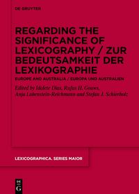 Produktbild: Regarding the Significance of Lexicography / Zur Bedeutsamkeit der Lexikographie