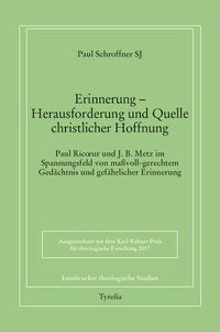 Produktbild: Erinnerung - Herausforderung und Quellen christlicher Hoffnung