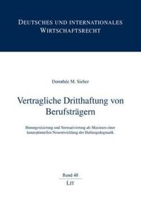 Produktbild: Vertragliche Dritthaftung von Berufstr&auml;gern