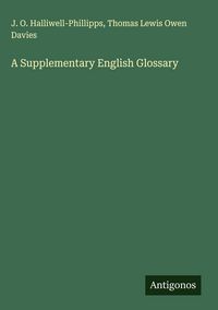 Produktbild: A Supplementary English Glossary