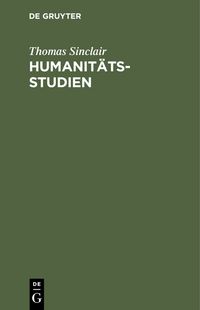 Produktbild: Humanit&auml;tsstudien