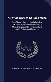 Produktbild: Nuptiae Civiles Et Canonicae