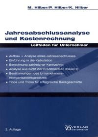 Produktbild: Jahresabschlussanalyse und Kostenrechnung