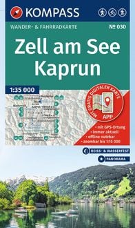 Produktbild: KOMPASS Wanderkarte 030 Zell am See, Kaprun 1:35.000