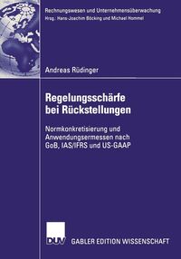 Produktbild: Regelungssch&auml;rfe bei R&uuml;ckstellungen