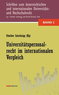 Produktbild: Universit&auml;tspersonalrecht im internationalen Vergleich