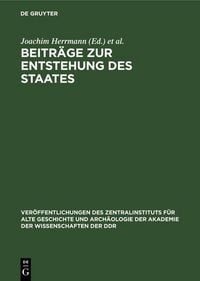 Produktbild: Beitr&auml;ge zur Entstehung des Staates