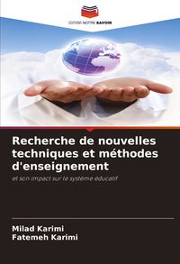 Produktbild: Recherche de nouvelles techniques et m&eacute;thodes d'enseignement