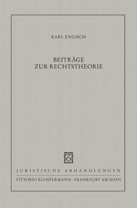 Produktbild: Beitr&auml;ge zur Rechtstheorie