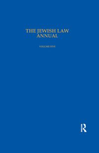 Produktbild: Jackson, B: Jewish Law Annual Volume 5