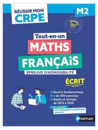 Produktbild: Reussir Mon Crpe; Maths, Francais; M2; 1re Epreuve D Admissibilite;