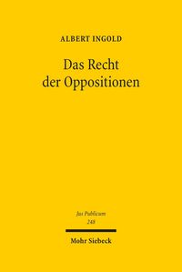 Produktbild: Das Recht der Oppositionen