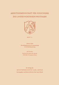 Produktbild: Entwicklungslinien der Fertigungstechnik in der Metallbearbeitung. Stand und Aussichten der schwei&szlig;technischen Fertigungsverfahren