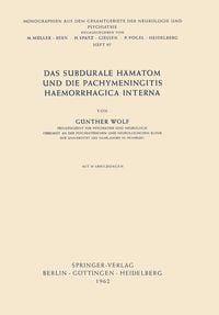 Produktbild: Das Subdurale H&auml;matom und die Pachymeningitis Haemorrhagica Interna
