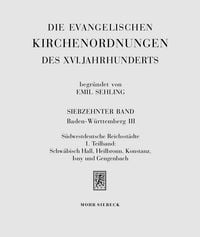 Produktbild: Die evangelischen Kirchenordnungen des XVI. Jahrhunderts
