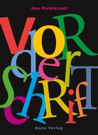 Produktbild: Vor der Schrift
