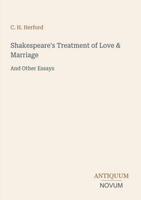 Produktbild: Shakespeare's Treatment of Love & Marriage