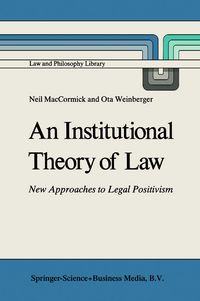 Produktbild: An Institutional Theory of Law