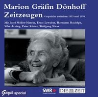 Produktbild: DOENHOFF, M: ZEITZEUGEN/2 CDS
