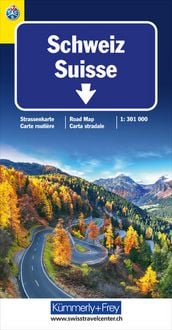 Produktbild: Schweiz TCS Strassenkarte 1:301 000