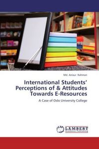 Produktbild: Rahman, M: International Students' Perceptions of & Attitude