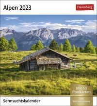 Bild vom Artikel Alpen Sehnsuchtskalender 2023. 53 Postkarten in einem Fotokalender für Bergfreunde. Beeindruckende Panoramen in einem kleinen Kalender zum Aufstellen vom Autor 
