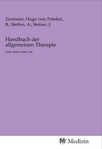 Produktbild: Handbuch der allgemeinen Therapie