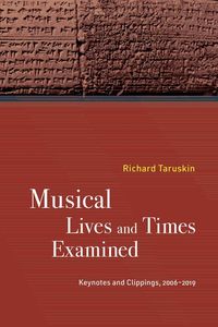 Produktbild: Musical Lives and Times Examined