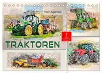 Produktbild: Traktoren - mein Kalender (Tischkalender 2026 DIN A5 quer), CALVENDO Monatskalender