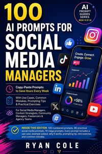 Produktbild: 100 AI Prompts for Social Media Managers