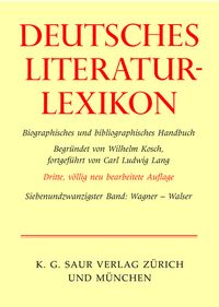 Produktbild: Deutsches Literatur-Lexikon / Wagner - Walser