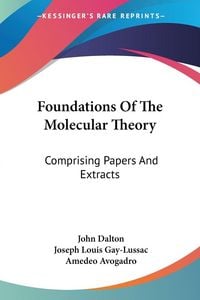 Produktbild: Foundations Of The Molecular Theory