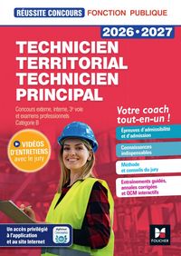 Produktbild: R&eacute;ussite Concours - Technicien territorial/principal - Pr&eacute;paration compl&egrave;te 2026-2027