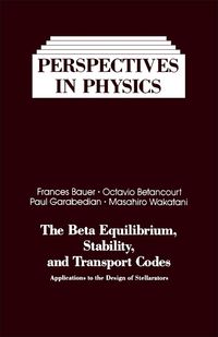 Produktbild: The Beta Equilibrium, Stability, and Transport Codes