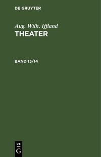 Produktbild: Theater. Band 13/14