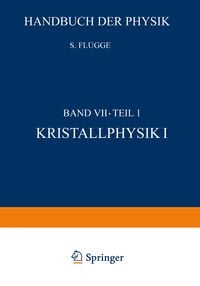 Produktbild: Kristallphysik I / Crystal Physics I