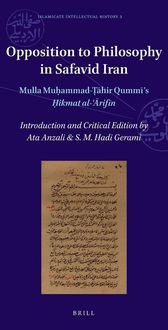 Produktbild: Opposition to Philosophy in Safavid Iran