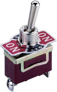 Produktbild: TRU Components 701211 KN3 Kippschalter 250 V/AC 10A 2 x Ein/Aus/Ein rastend/0/rastend 1St.