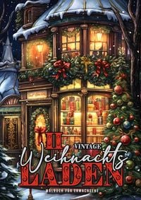 Produktbild: Vintage Weihnachtsladen Malbuch f&uuml;r Erwachsene 2