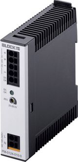 Produktbild: BLOCK PM-0124-010-0 Hutschienen-Netzteil (DIN-Rail) 24 V/DC 1 A 24 W Anzahl Ausg&auml;nge:1 x Inhalt 1 St.