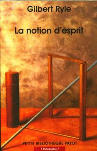 Produktbild: La notion d'esprit : pour une critique des concepts mentaux