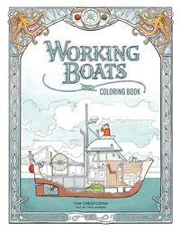 Produktbild: Working Boats Coloring Book (Coloring Books for Kids Ages 8-12)