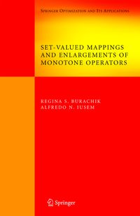 Produktbild: Set-Valued Mappings and Enlargements of Monotone Operators