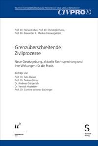Produktbild: Grenz&uuml;berschreitende Zivilprozesse