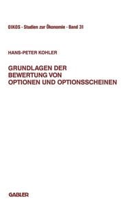 Produktbild: Grundlagen der Bewertung von Optionen und Optionsscheinen