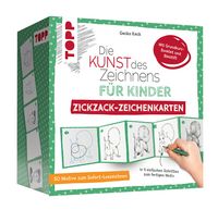 Produktbild: Die Kunst des Zeichnens f&uuml;r Kinder Zickzack-Zeichenkarten