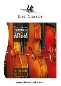 Produktbild: Zw&ouml;lf Capriccios f&uuml;r Violine Solo
