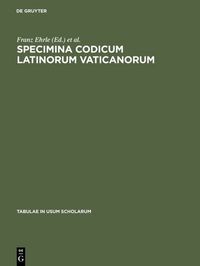 Produktbild: Specimina codicum Latinorum Vaticanorum