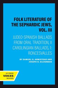 Produktbild: Folk Literature of the Sephardic Jews, Vol. III